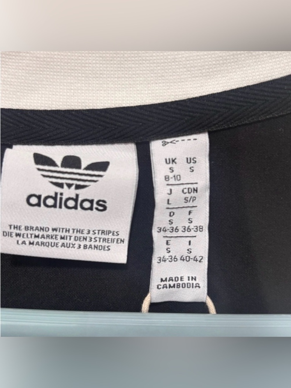 Adidas Black Maxi Dress with White Three-Stripe Trim. Sz S. PTP 16”. NWT - Picture 3 of 6